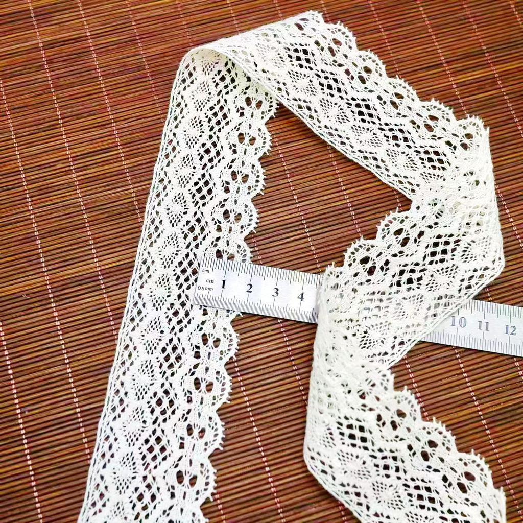 Cotton Thread Lace Accessories, Handmade Clothing Sofa Bedding, Curtain Decoration Diy Lace Material