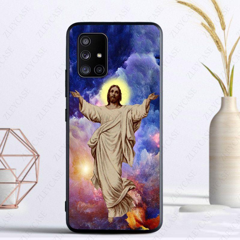 

Ісус Христос, Бог благословить вас, чохол для телефону Samsung Galaxy A12 A13 A32 A52S A21S A42 A01 A50 A51 A20E A11 A30s A71 A20S A70 чохли Galaxy A42 5G