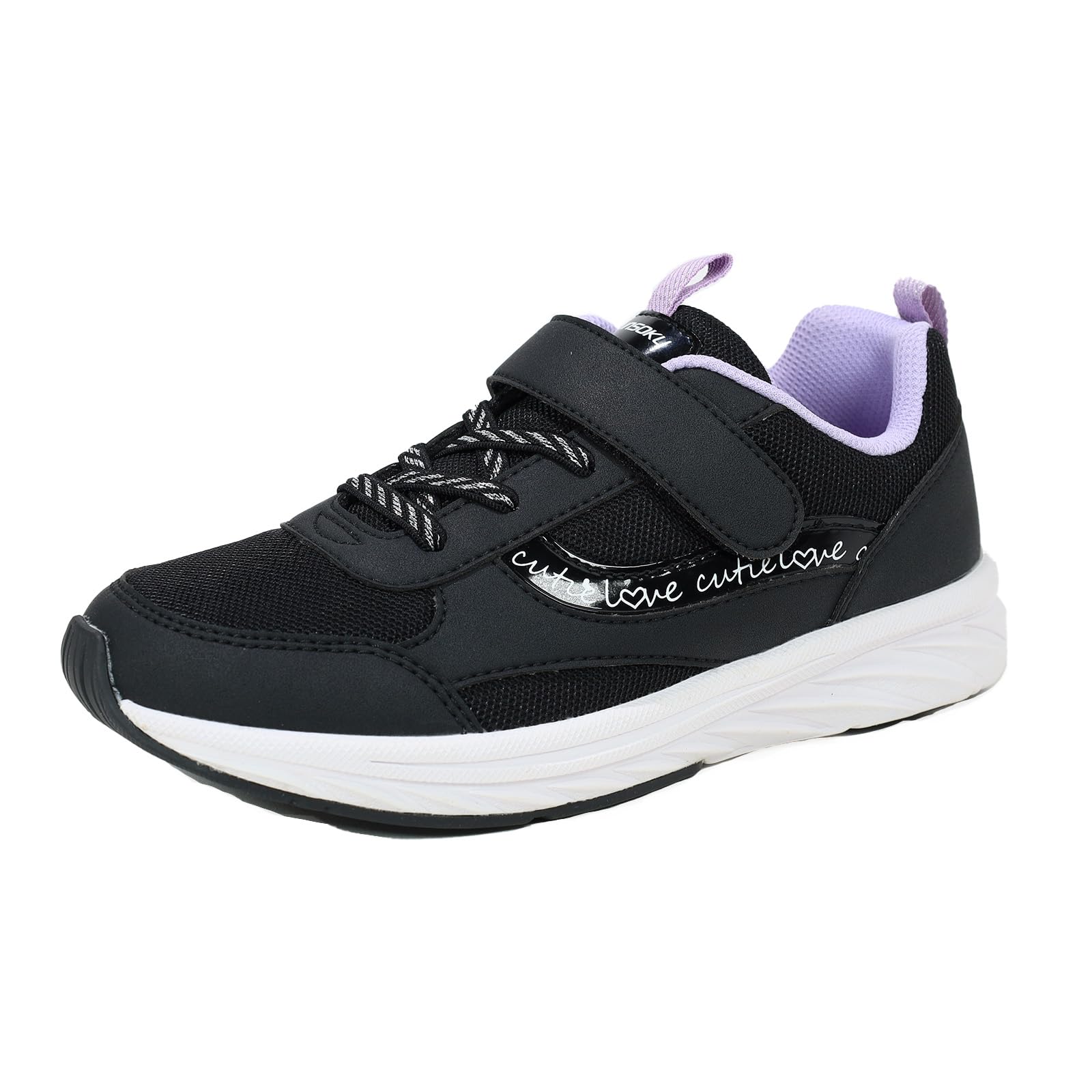 

3E LEJ cm [Shunsoku] Sneakers, Kids, Girls, Children s Shoes, Wide, Lightweight, 16~23cm, 8050, Black, 22.0 чорний
