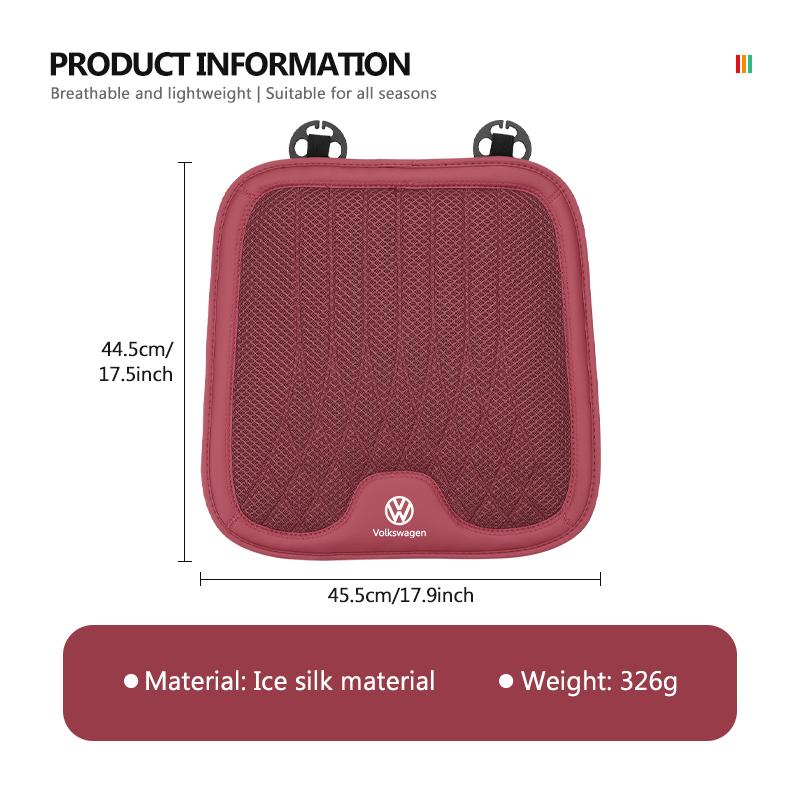 Hub Caps All Season Car Ice Silk Cushion Lightweight Auto Seat Cover Mat For Volkswagen VW Scirocco Jetta Beetle Golf 4 5 6 Pass EA1