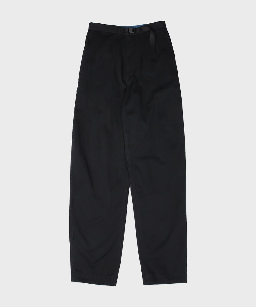 Teuletong Wide Tapered Pants - Blue Black