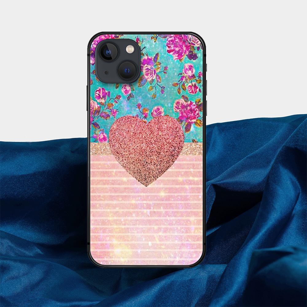 Liebe Herz Handytasche für iPhone Samsung Galaxy Redmi Xiaomi Oppo OnePlus Note SA 7 8 9 10 11 12 13 14 20 21 22 23 53 54 Pro Max Plus Ultra TPU weich