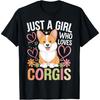 Just a Girl Who Loves Corgis T-Shirt(1)