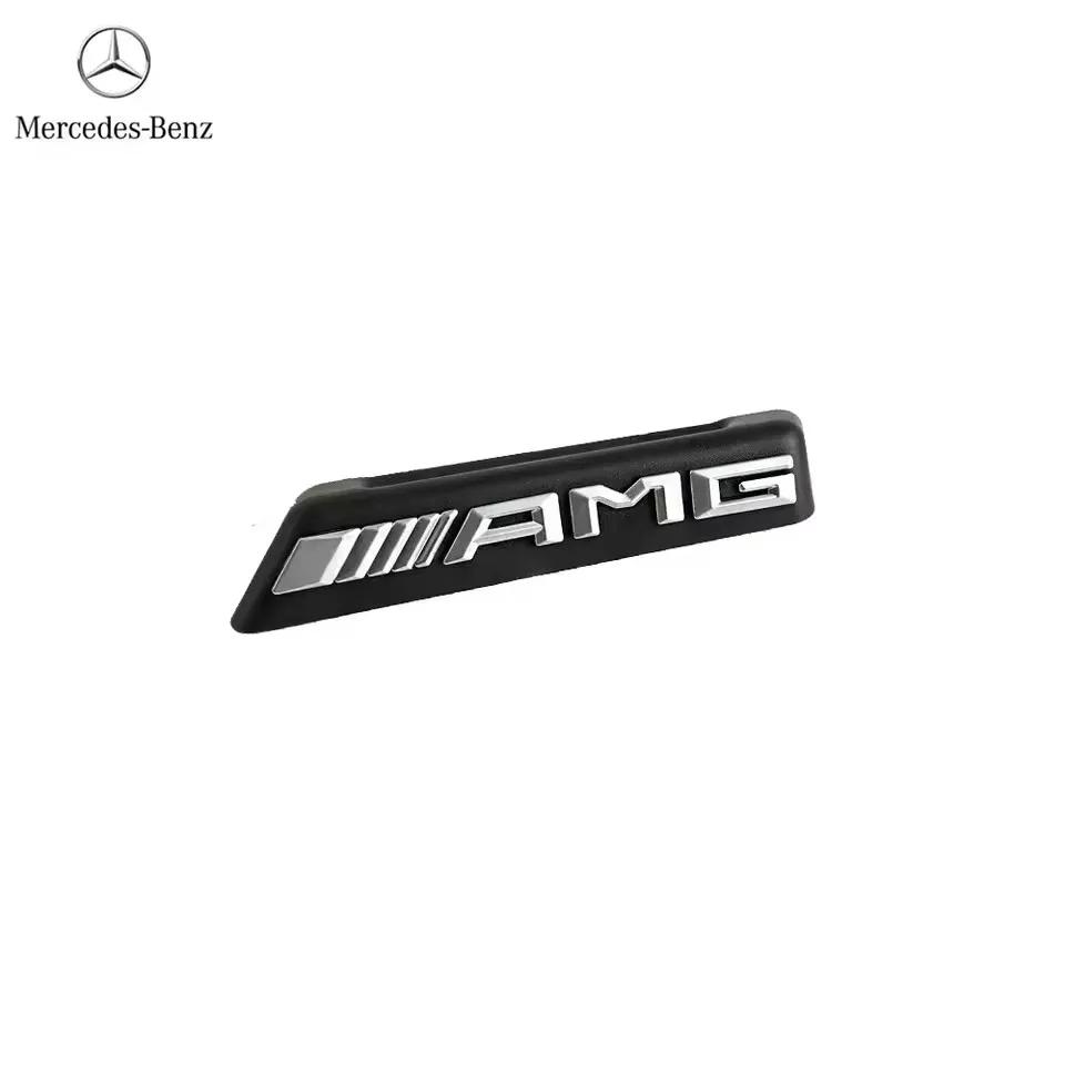 Car Front Grill AMG Badge Emblem Sticker for Mercedes benz W212 W213 W202 W211 W176 W210 W205 Gla Glc Cls Glk Accessories1