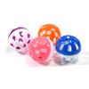 10Pcs Pet Parrot Toy Colorful Hollow Rolling Bell Ball Bird Toy Parakeet Cockatiel Parrot Chew Cage Fun Toys Pet Bird Supplies