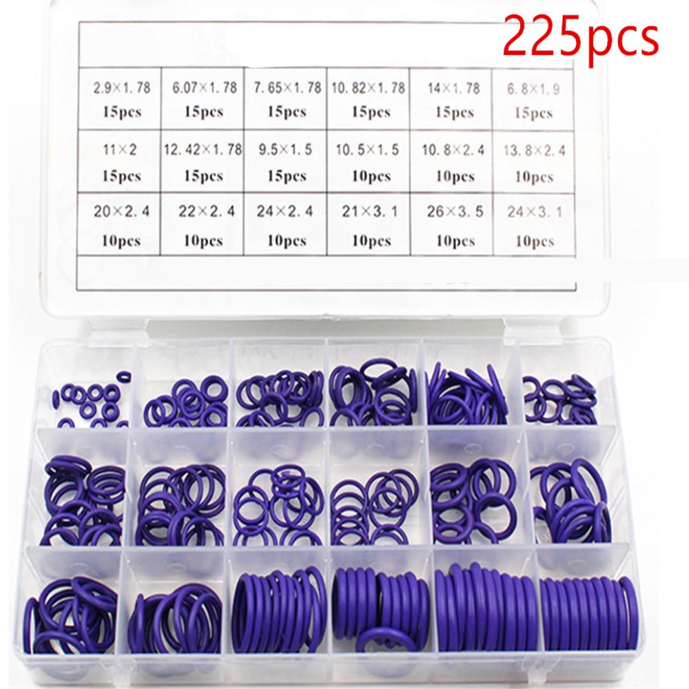 270Pcs 18Sizes Car Air Conditioning O Rings for Toyota Corolla RAV4 Yaris Honda Civic CRV Nissan X-trail Tiida
