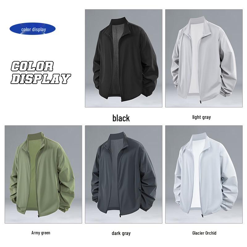 Romon Men's Ice Silk UPF 50+ Sun Protection Jacket