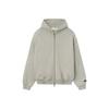 Fear of God Essentials Fleece Hoodie Zip Up Warm Heather 3-D Program Series Solid Color Hooded Zipper Loose Classic Sweatshirt 192DT256241F