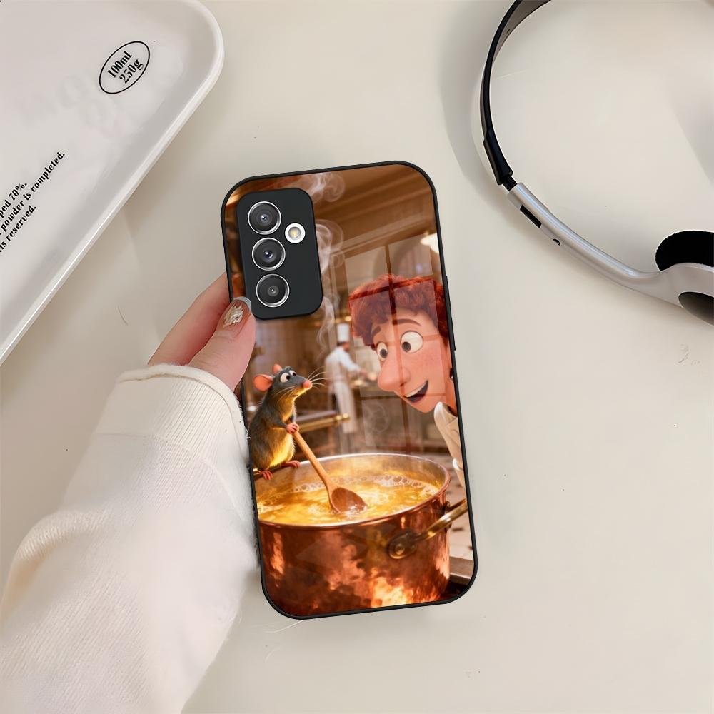 Disney Ratatouille Phone Case Glass For Samsung S24 S26 S23 S20 S25 S21 S22 Ultra Fe Plus A05 A06 A16 A26 A36 A56 Coque