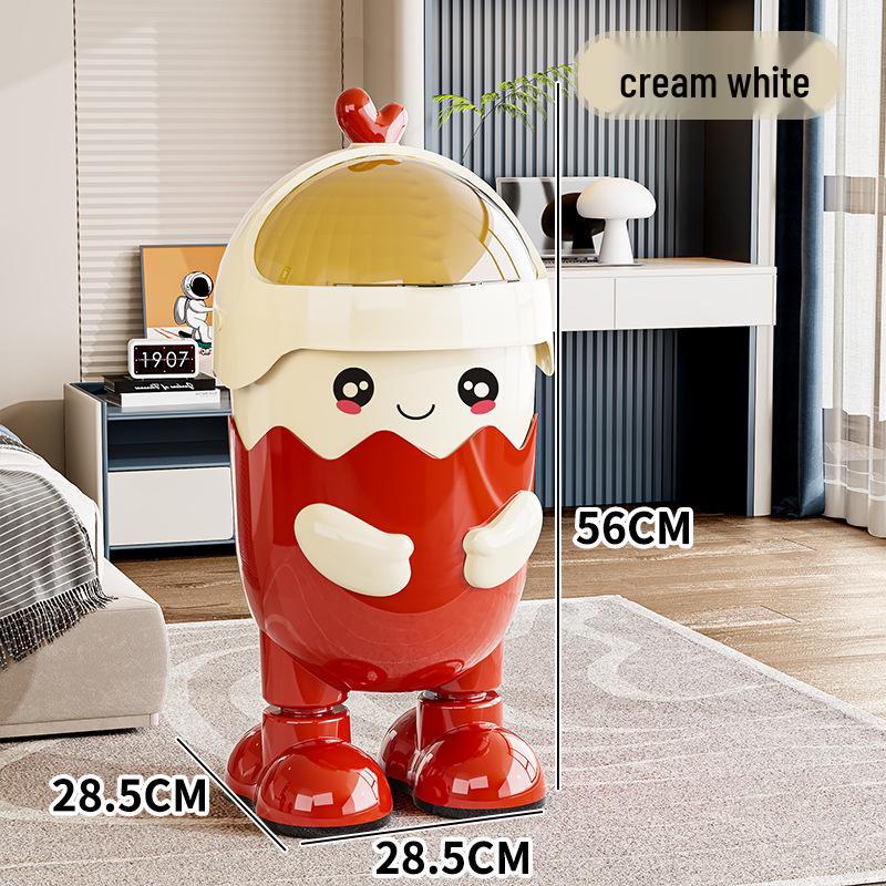 2026 Cute Cartoon Trash Can for Home: Living Room, Children's Room, Bedroom, Bathroom