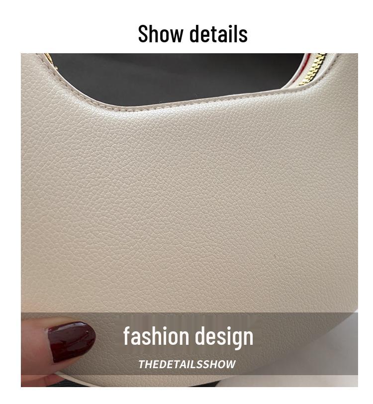 Women's Spring 2025 Crescent Underarm Bag: Stylish, Simple, and Unique Shoulder Bag for Commuting