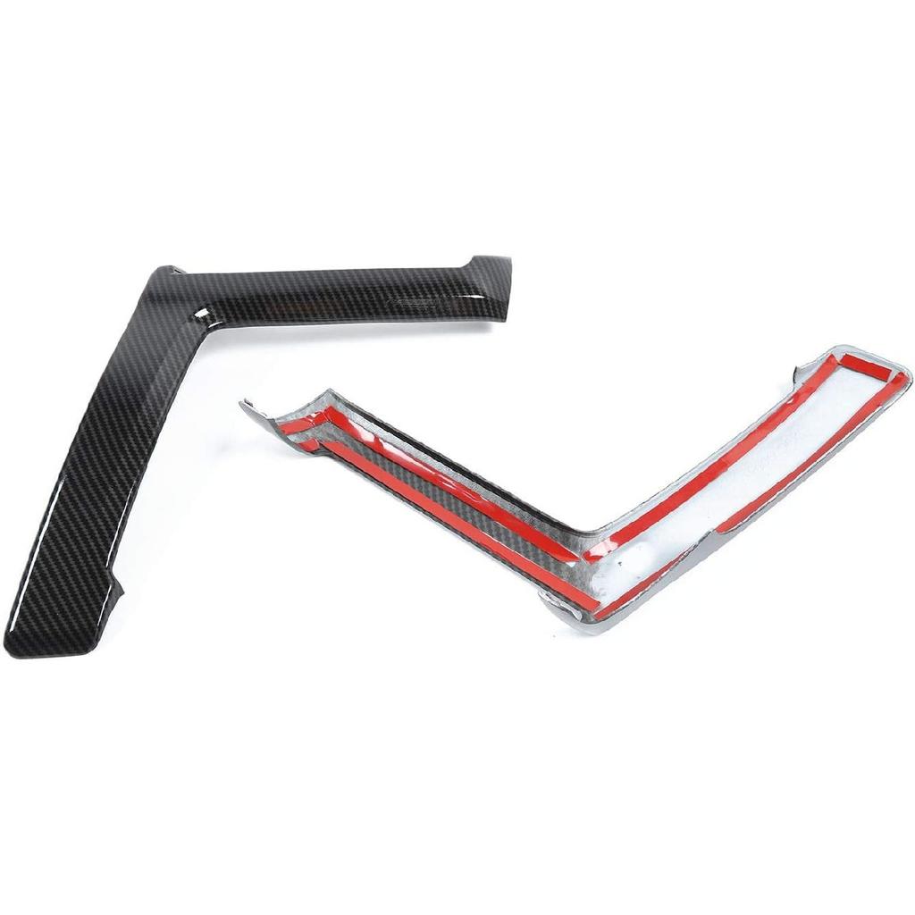 Voodonala for 4Runner Carbon Fiber Inner Door Handle Door Pull Cover Trim Cover Decoration Garnish for Toyota 4Runner Interior Accessories 2010-2025+