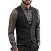 Men's Casual Slim Fit Single Breasted Groom Vest