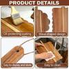 Intricate Handle Wood Cutting Board Scalloped Edge Bread Board Chopping Board  Cutting Meat