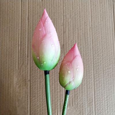 DIY Decoration Artificial Flower New Landscape Long Stem PU Green Plant Artificial Flower Pole Lotus Pod Artificial Lotus