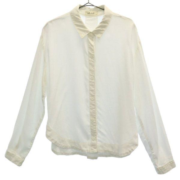 Bella Dahl Long Sleeve Shirt S White Blouse Women Used