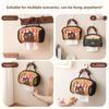 Modern Minimalist Bear Pattern Linen Paper Towel Dispenser For Home Bathroom And Car Decor