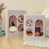 100 Seiten 6-Zoll Kinderalbum Niedliche Katze Gedenkalbum Kartenbuch Fotoaufbewahrung Baby-Wachstumsaufzeichnung Kreatives Geschenk für Kinder