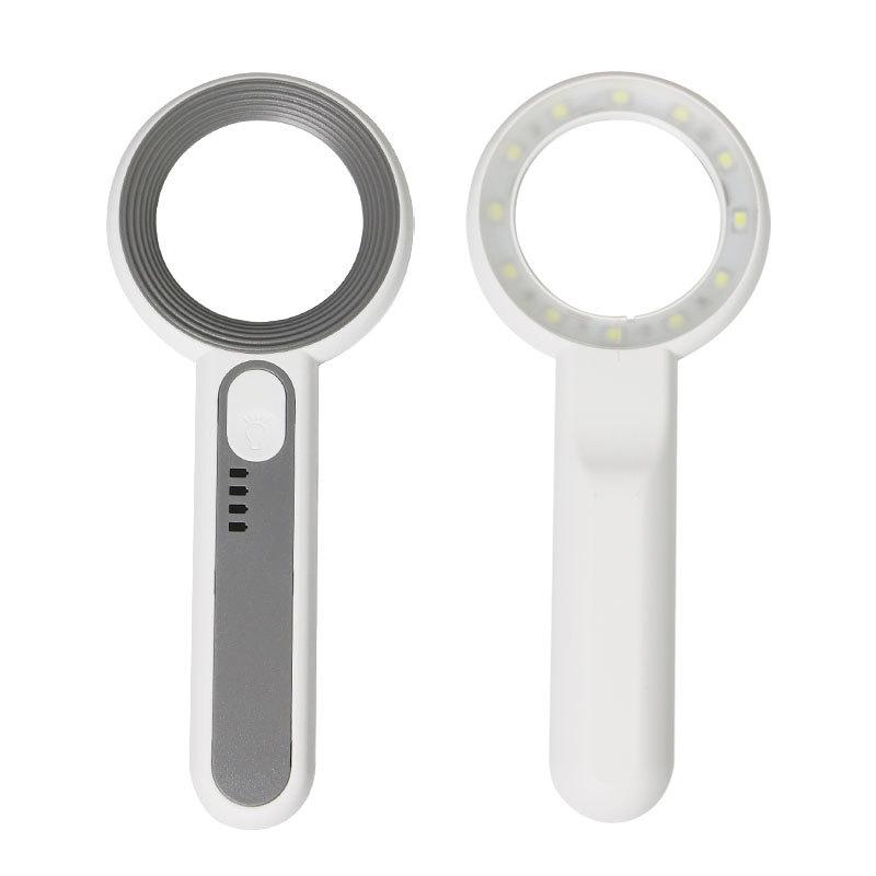 

40x LED Handheld Jewelry and Electronics Magnifier 37MM