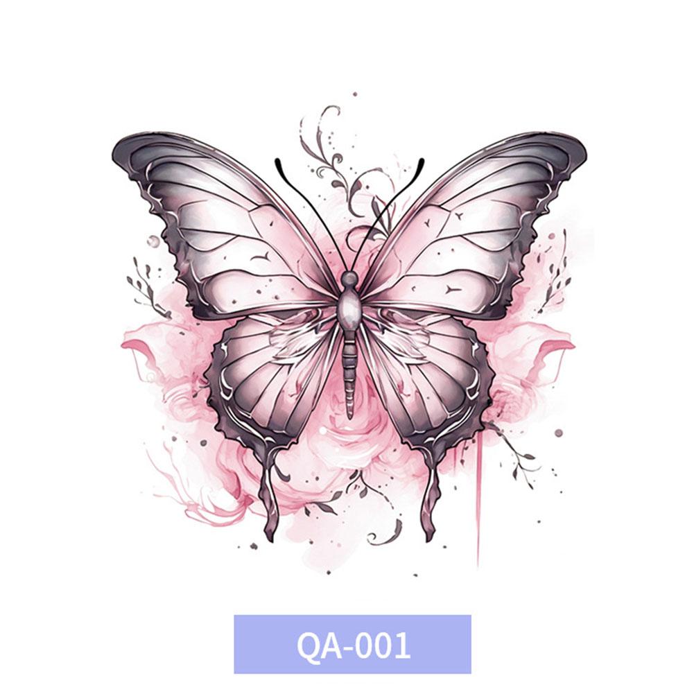 Barevné tetovací nálepky motýlů Vodotěsné Dlouhotrvající Roztomilé Japonské Dopamin Omyvatelné Tetování St G1S6