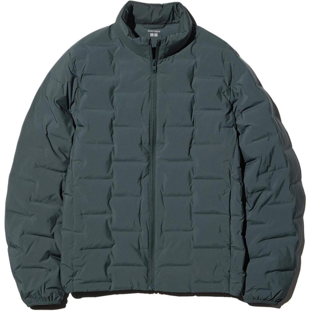 UNIQLO Long Sleeve Solid Color Zip Collar Cotton Jacket Men jackets 485476-59