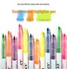 Double-Ended Fluorescent 6-Color Markers for Planning, Doodling, and Writing