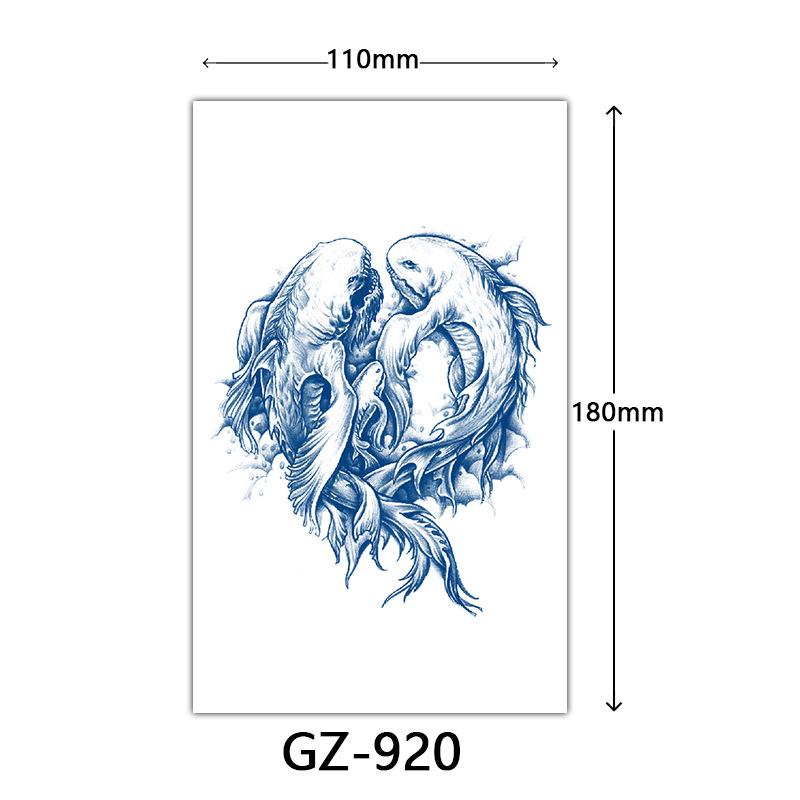 

Соковые тату-наклейки, Растительные тату-наклейки, Полуперманентные тату-наклейки с английскими буквами Тату 110*180mm