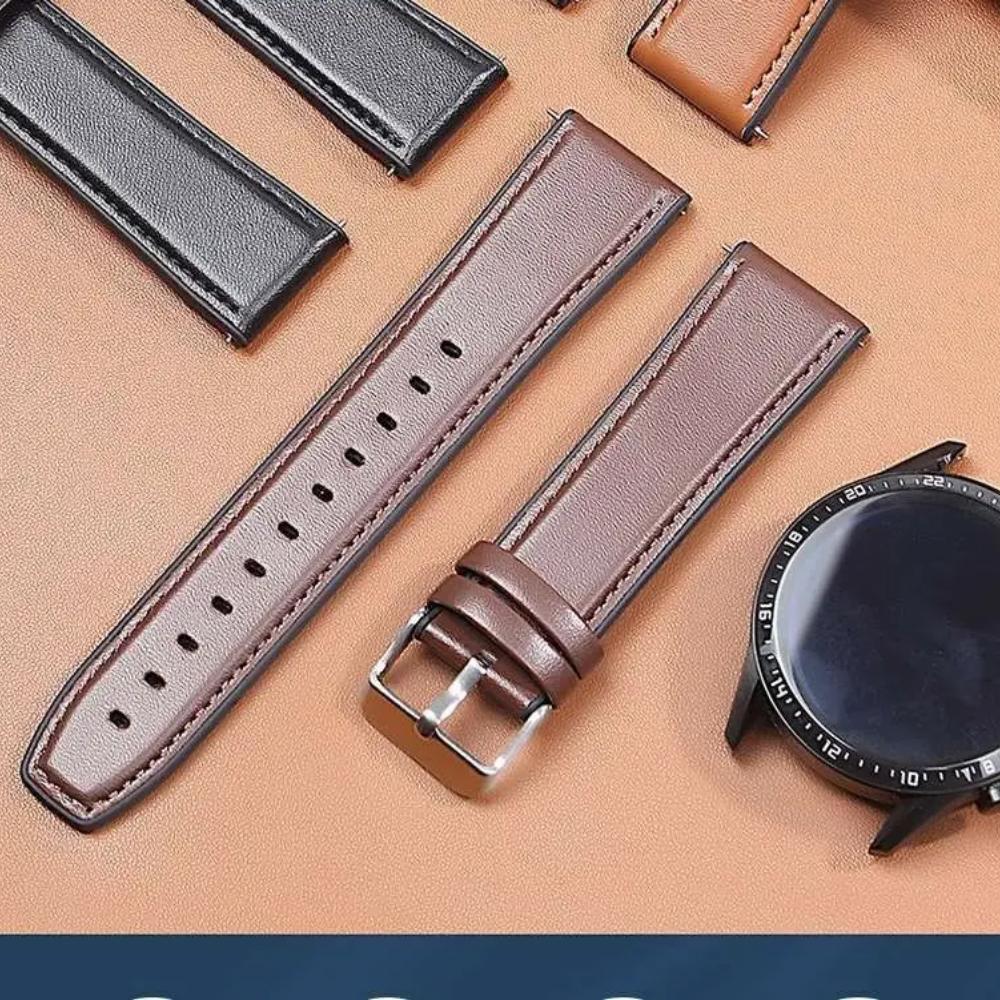 Luxury Strap for GARMIN Forerunner 970 570 165 965 955 265S 255S Silicone Genuine Leather Watch Band for Forerunner 158 245 645 745 Belt
