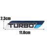 TURBO 3D Kovový Znak Odznak Pro Karoserii Univerzální Styling Exteriéru Auta Emblém Nálepky Dekorace