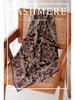 Handmade Retro Paisley Print Double-Sided Wool-Silk Scarf: Luxurious Small Square with High-End Feel