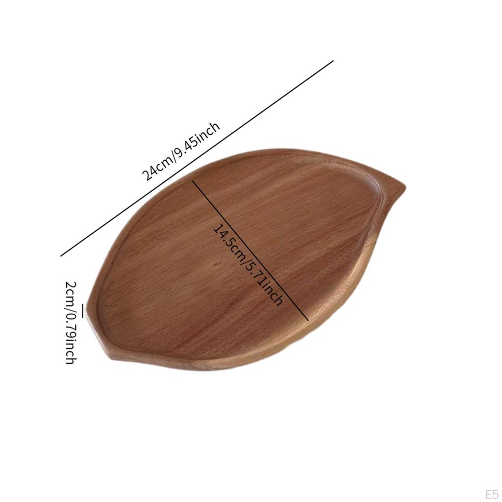 Handmade Wooden Serving Platter for Entertaining Guests