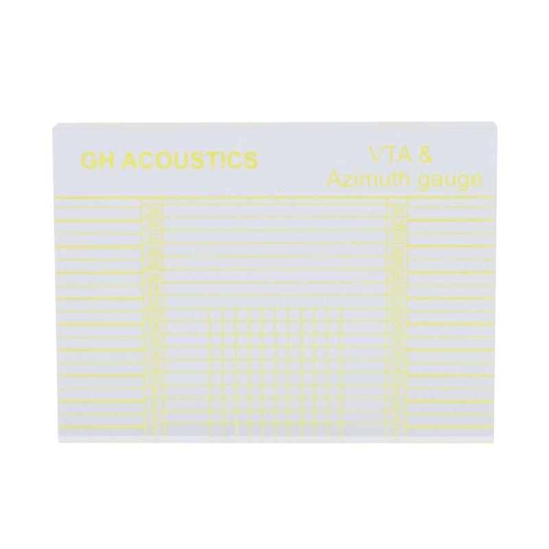 

Блок для регулировки угла вертикального слежения VTA и азимута для высокоточной настройки тонарма и картриджа на проигрывателях 1