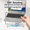 Foldable Laptop Stand with USB Hub Card Reader RJ45 Universal Bracket Holder 360° Rotatable Universal Bracket Holder