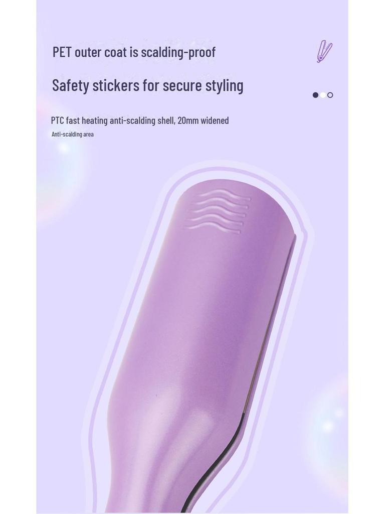 32mm U-Shaped Egg Roll Stick with Negative Ion Technology for Long-Lasting, Damage-Free Styling