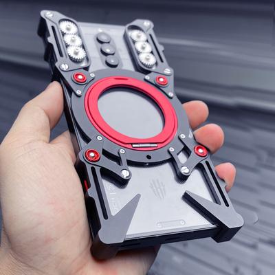 Pro Samsung A16,A15,A26,A56,A36,A52S,A55,A54 Kovový kryt Armor s magnetickým bezrámečkovým designem 360° nárazuvzdorný otočný stojánek nárazník