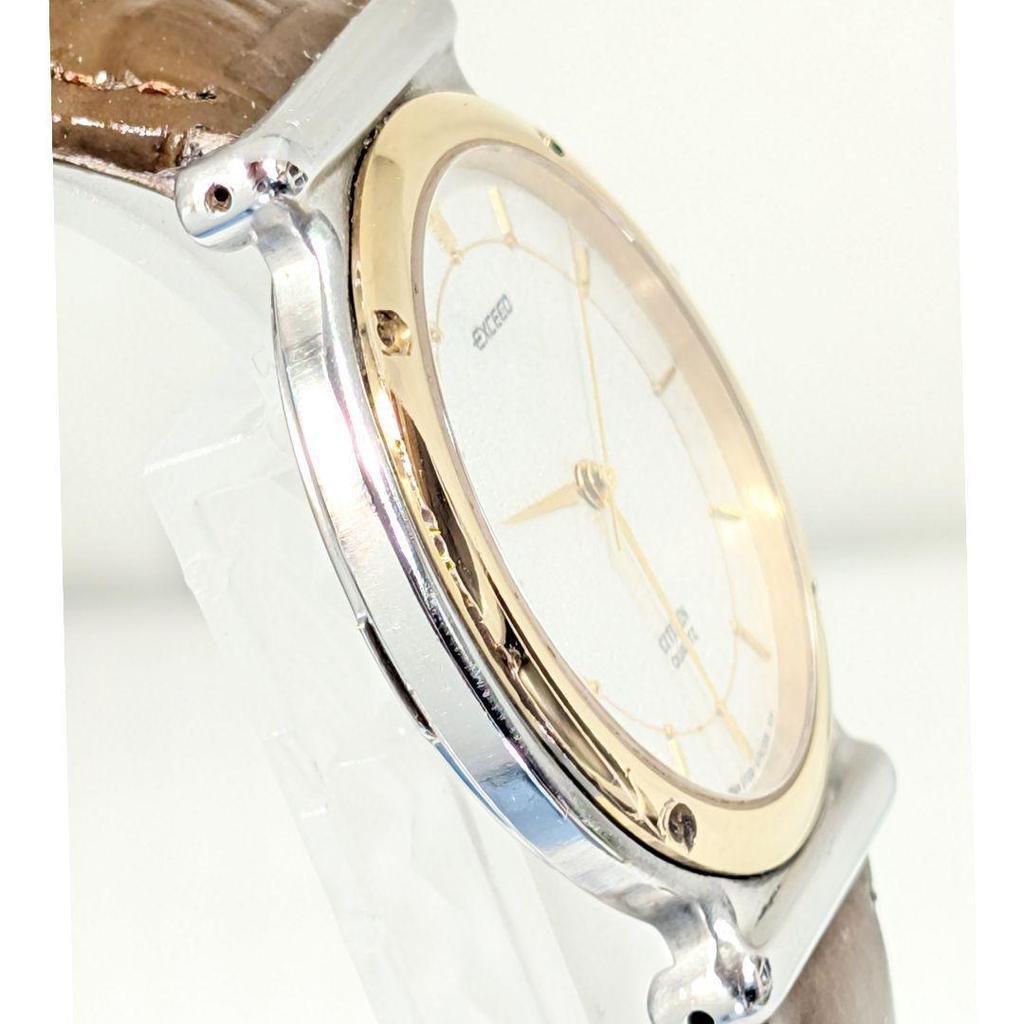 Used CITIZEN EXCEED Men's, Battery Replaced, Working Condition C-21