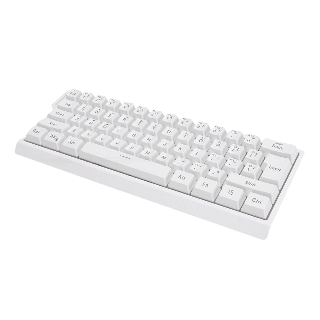 Wireless Mechanical Keyboard 61 Keys   2.4G Wired RGB Lighting Mechanical Gaming Keyboard with Hanging Rope