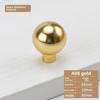 Simple Knurled Cabinet Drawer Knob Round Gold Door Handle Portable Single Hole Design Furniture Accessories for Home