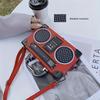 Niche Radio Design Small Shoulder Bag  Novelty Top Handle Satchel Bag For Women  Retro Outgoing Bag