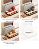 Portable Ceramic Kung Fu Tea Set - Travel Quick Cup for Office or Outdoor Use, Ideal Business Gift