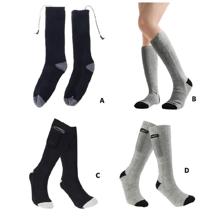 Heated Sock for Men & Women, Rechargeable Battery Thermal Sock in Cold Weather Washable Winter Warm Sock for Skiing