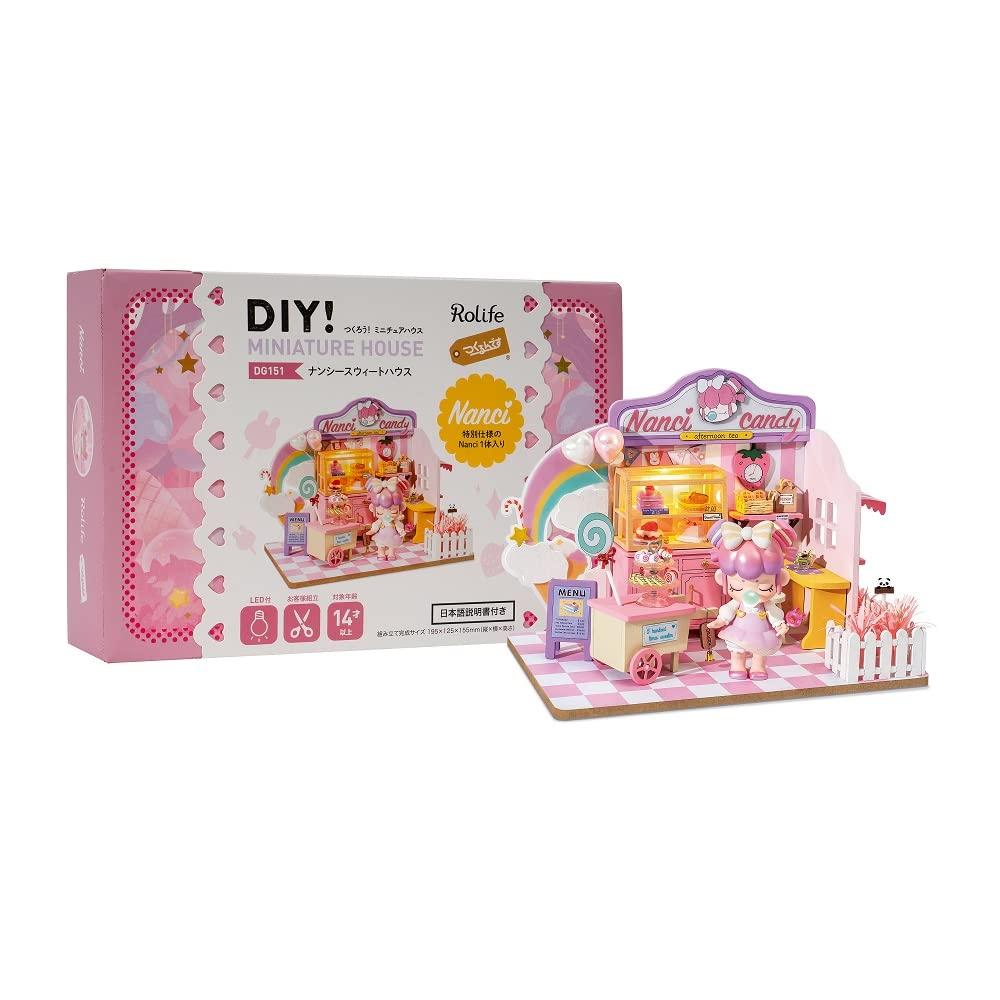 DIY Miniature House Dollhouse DG Series (Nancy Sweet House) - Includes Japanese Instructions