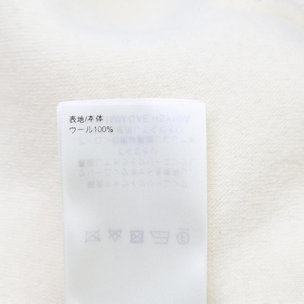 LOUIS VUITTON Domestic regular 1AGJXH quilted texture wool blouson Jacket XL Milky whiteUsed