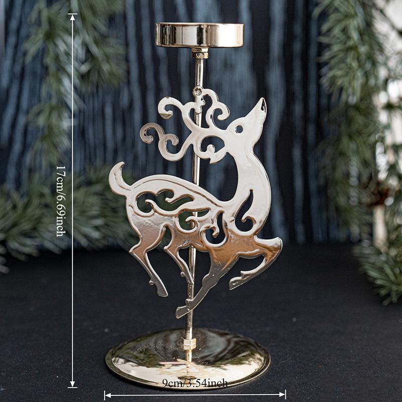 Christmas Candlestick Christmas Decorations Home Decor Elegant Classic Christmas Theme Scene Setting Various Styles