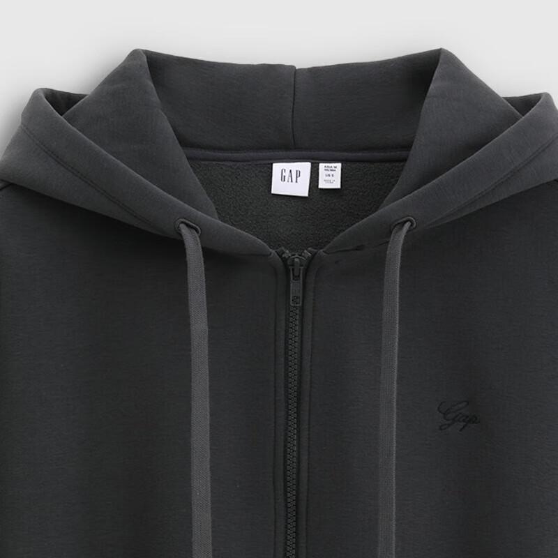 GAP Women's Logo Embroidered Fleece Hoodie