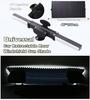Universal Double-deck 46*130cm Car Retractable Folding Foldable Rear Window Sun Shade Block Visor Folding Auto Windshield Cover PU Leather Handle
