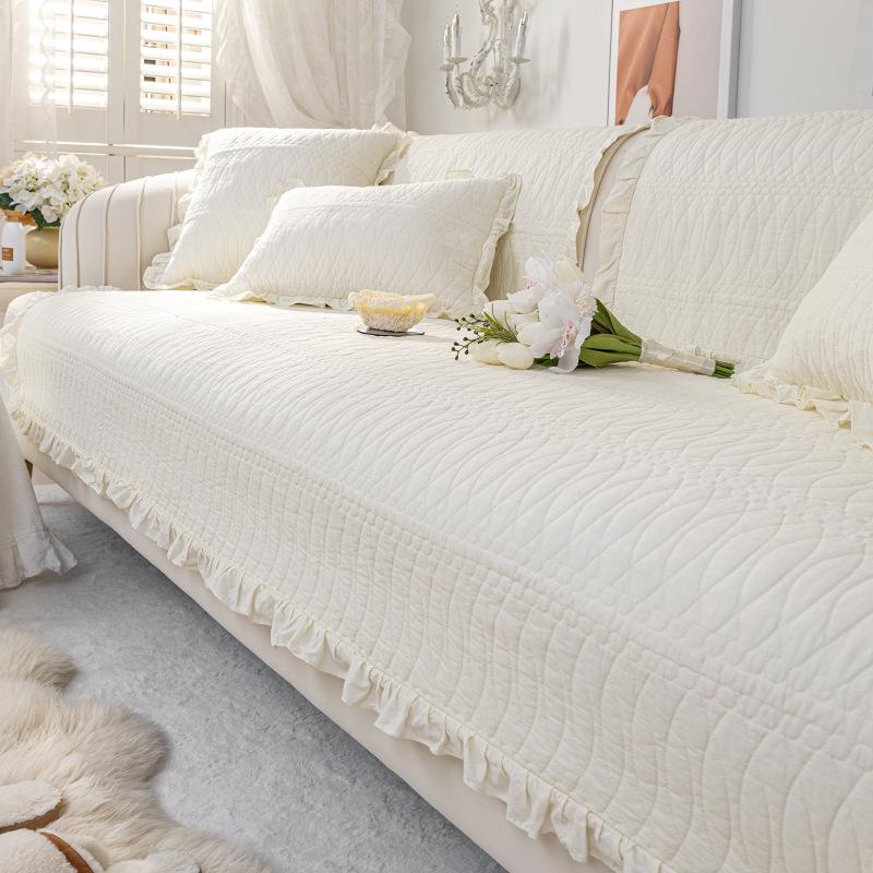 

Light luxury sofa cushion four-season universal simple seat cushion cover cloth full non-slip sofa cover 2025 new model 45 * 45 Pillow Cover