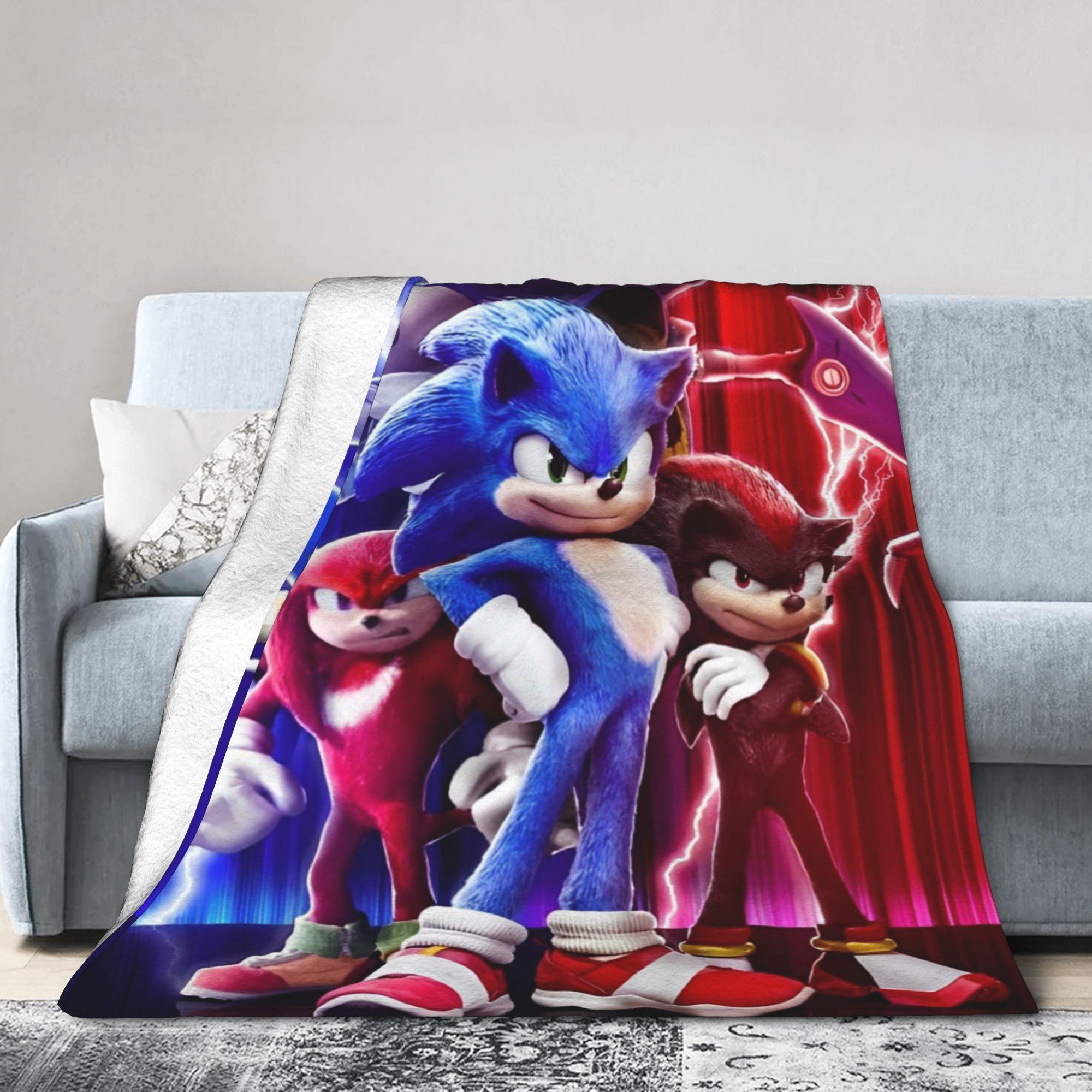 Shadow Game Blankets Velvet Soniced Cartoon Soft Throw Blankets for Bedding Couch Bedroom Quilt 80x120cm(31x47inch)