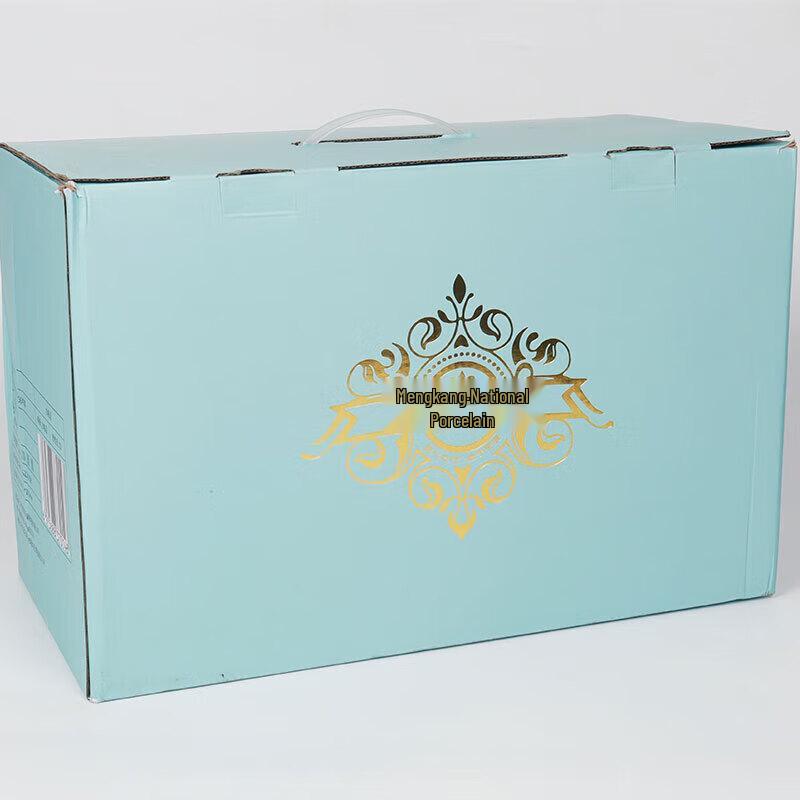 ZanKang Blue Sky 36-Piece Ceramic Tableware Set