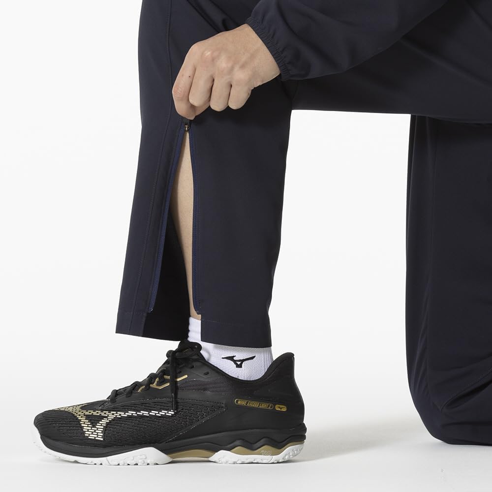 Tennis Badminton Training Cloth Long Pants Jersey Unisex 62JDB010 Deep Navy [Mizuno]